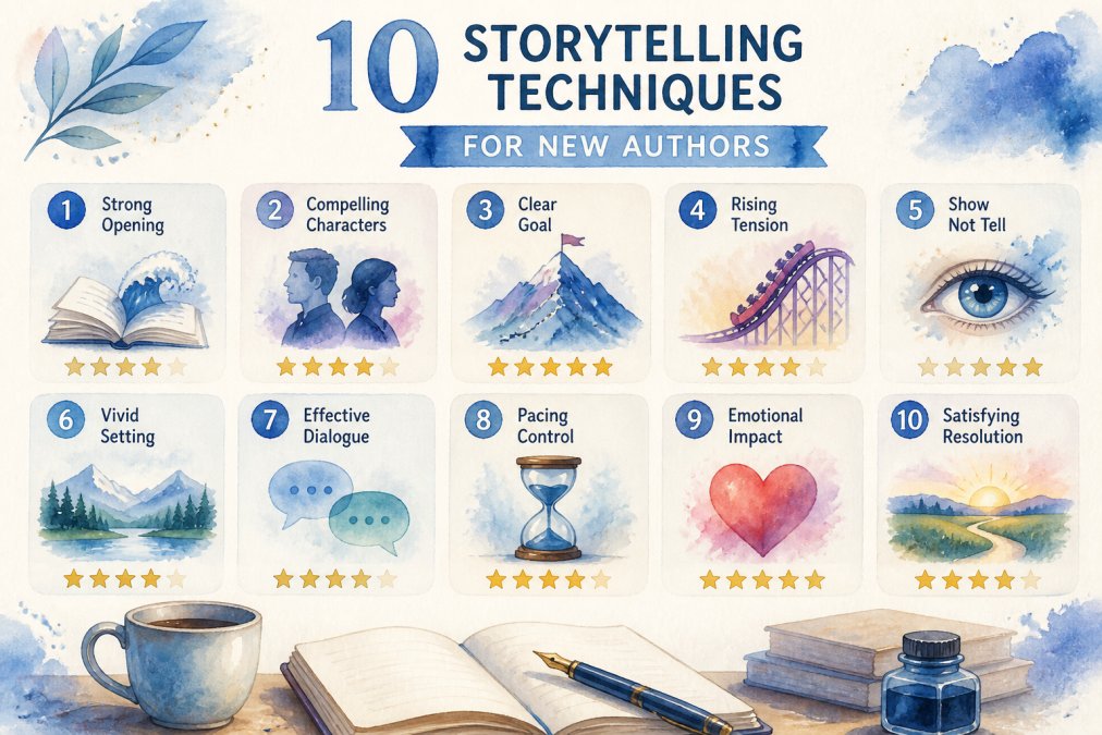 10 Storytelling Techniques for New Authors