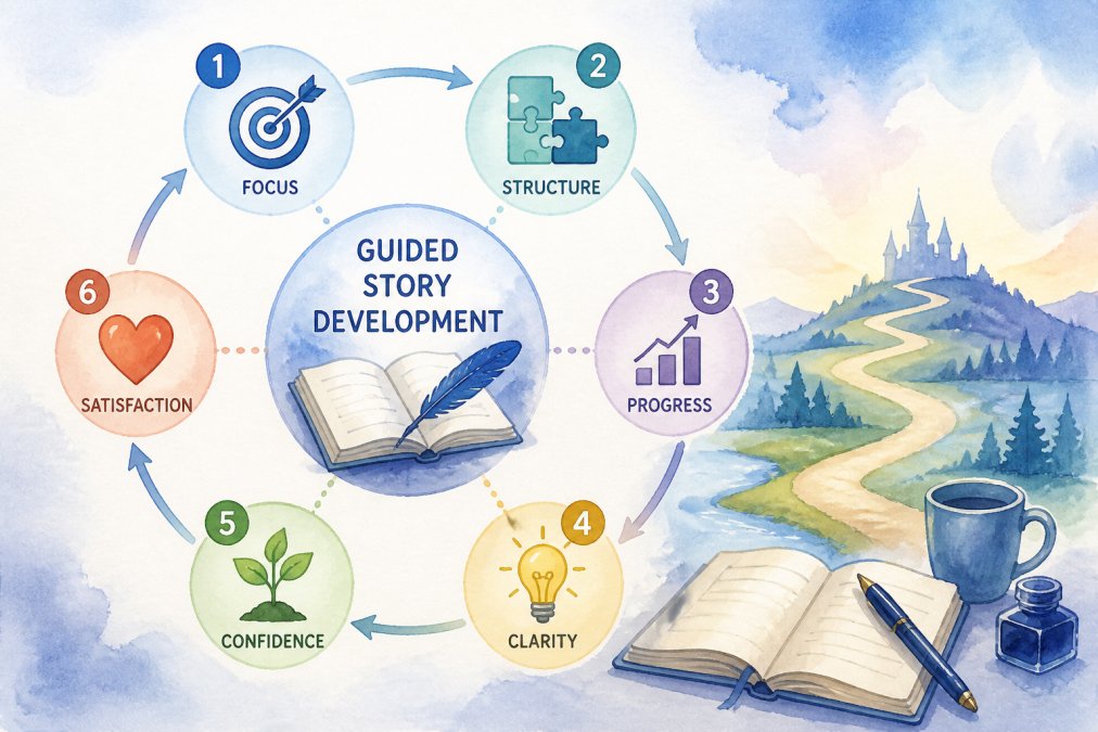 Benefits of Guided Story Development for Writers