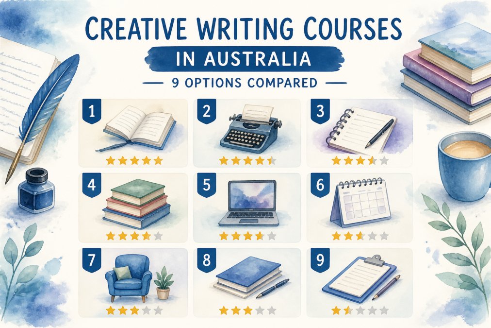 Creative Writing Courses in Australia: 9 Options Compared