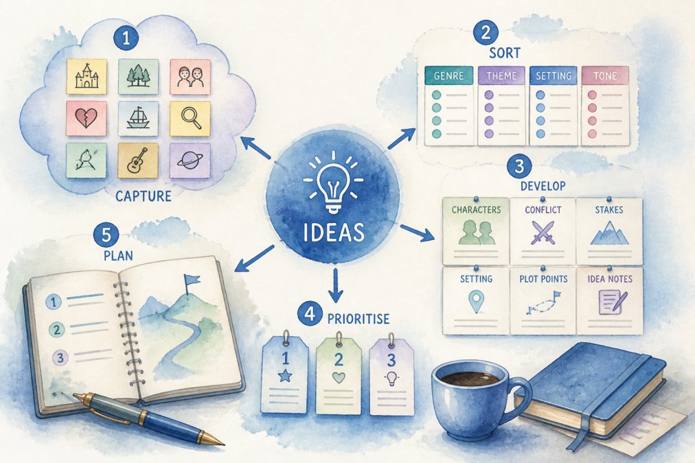 How to Organize Story Ideas: A Writer's System