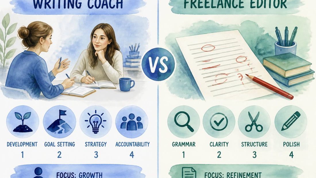 Writing Coach vs Freelance Editor: Choose Right