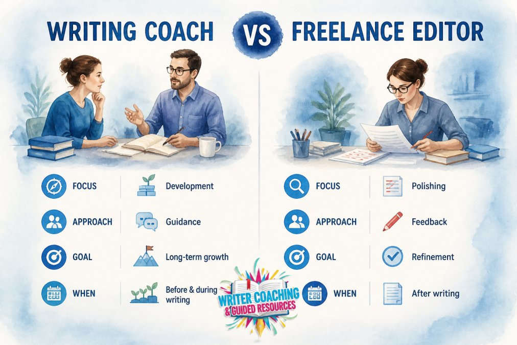 Writing Coach vs Freelance Editor: Which Fits Your Manuscript